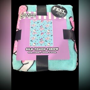 Hello Kitty & Friends Plush Throw Blanket